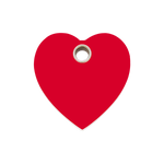 Heart Plastic Pet Tag