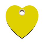Heart Plastic Pet Tag