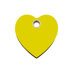 Heart Plastic Pet Tag
