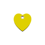 Heart Plastic Pet Tag