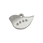 Bird Swarovski Diamanté Stainless Steel Pet Tag