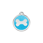 Glitter Bone Pet Tag