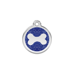 Glitter Bone Pet Tag