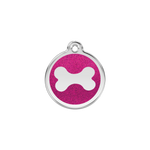 Glitter Bone Pet Tag