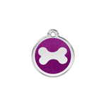 Glitter Bone Pet Tag