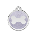 Glitter Bone Pet Tag