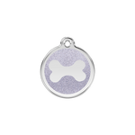 Glitter Bone Pet Tag