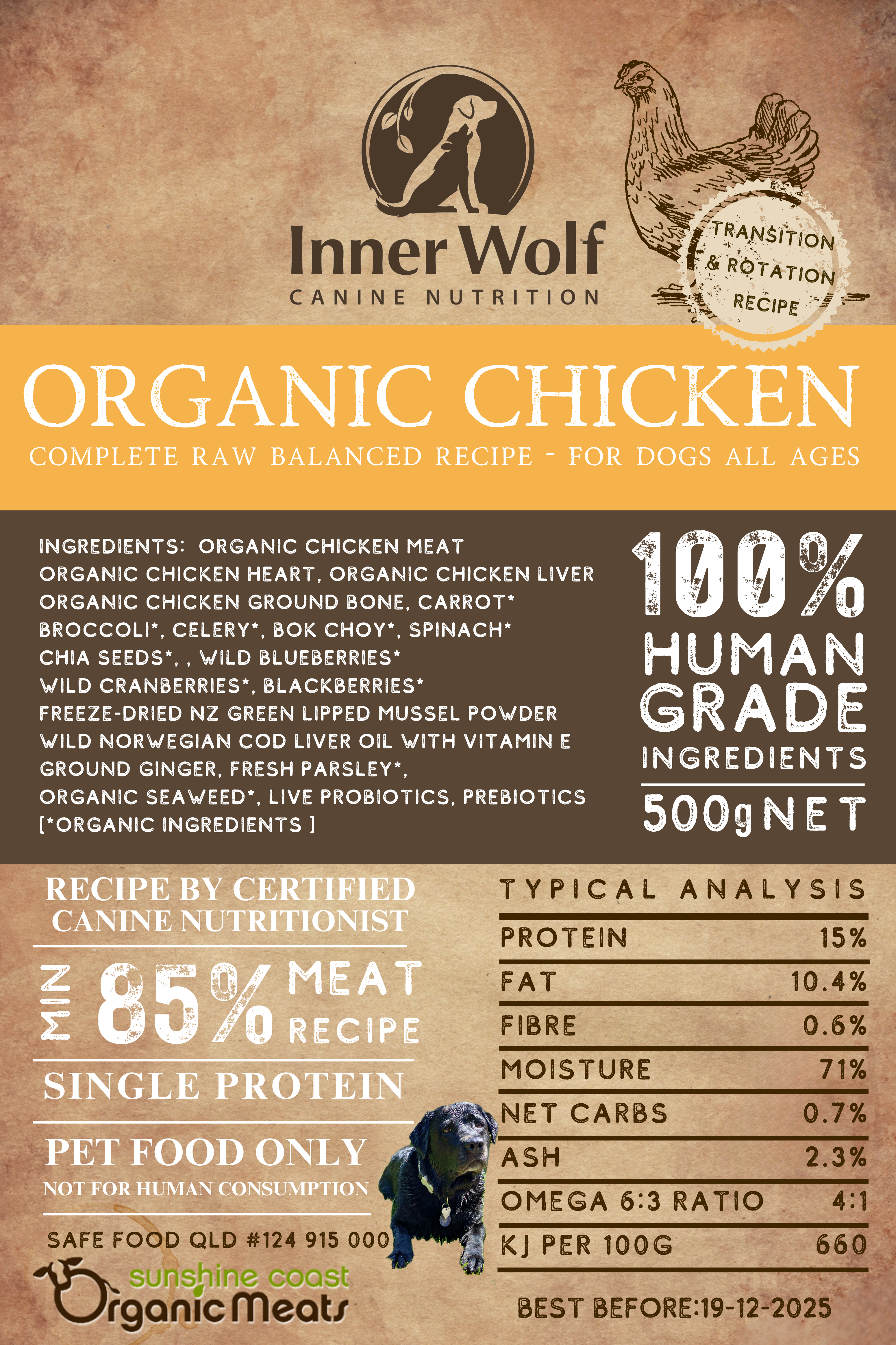 Inner Wolf Organic Chicken
