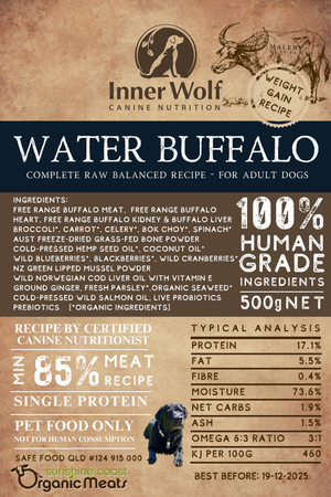 Inner Wolf Free Range Water Buffalo