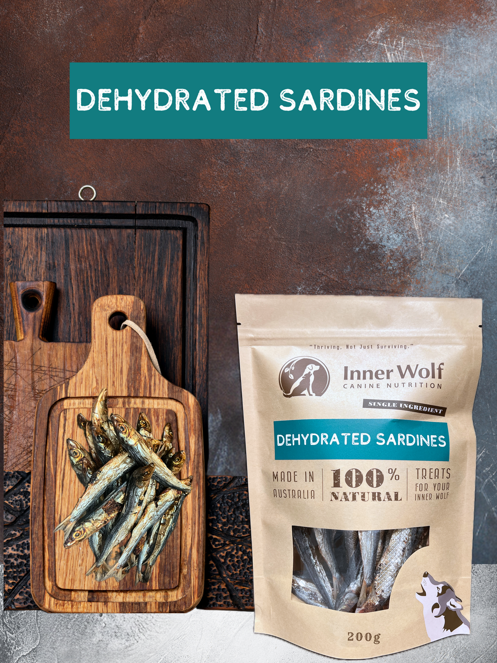 Dehydrated Sardines - Australian wild caught 100g