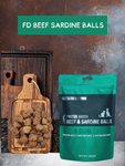 Freeze Dried Beef & Sardine Balls 100g