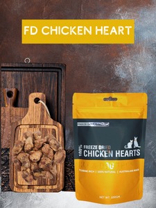 Freeze Dried Chicken Heart 100g