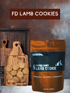 Freeze Dried Lamb Cookies 100g
