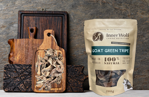 Inner Wolf Goat Green Tripe 200g Dog Treats Sunshine Coast