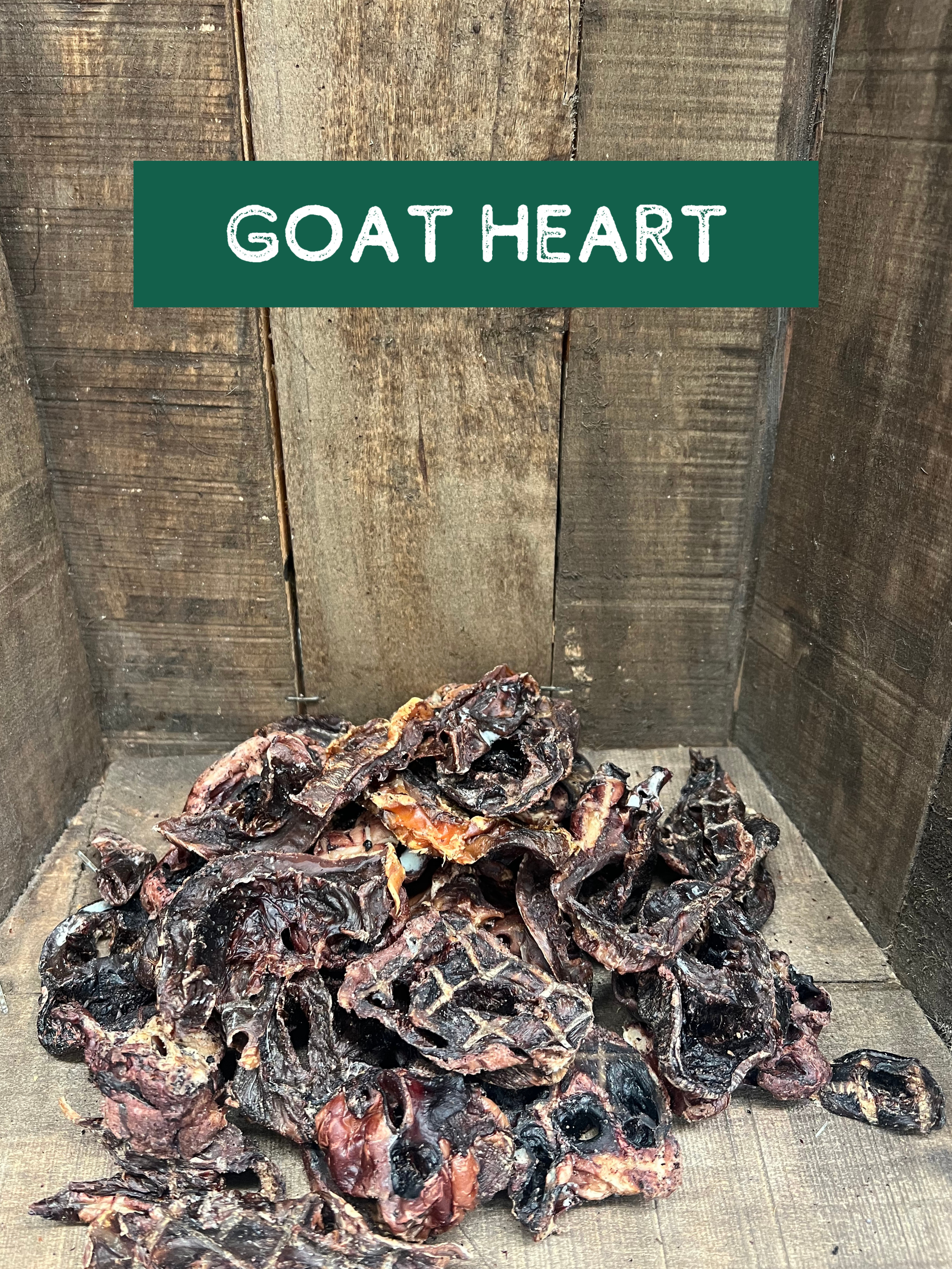 Inner Wolf Goat Heart 200g Dog Treats Sunshine Coast