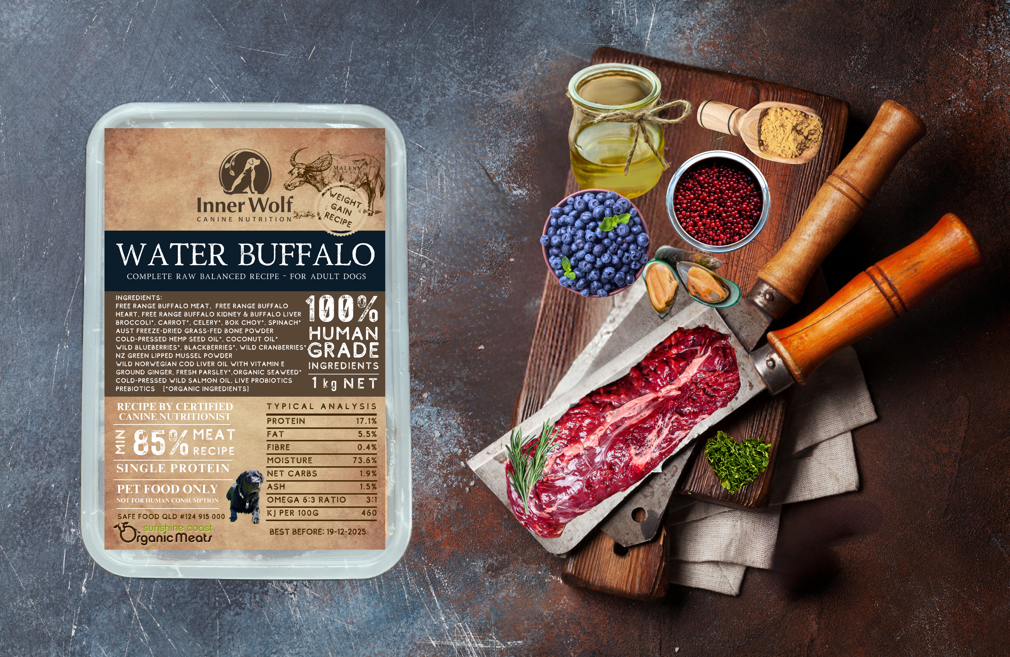 Inner Wolf Free Range Water Buffalo