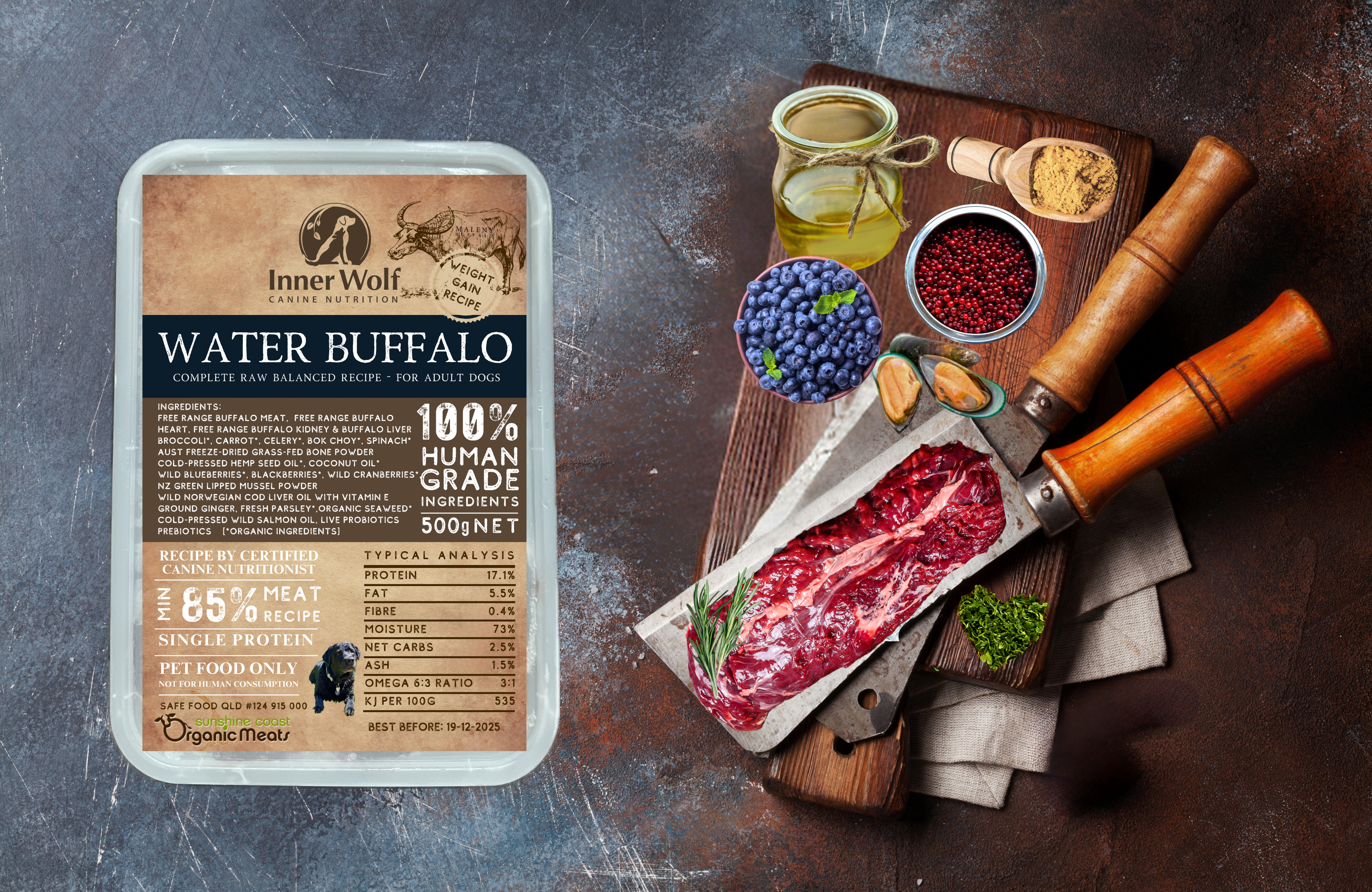 Inner Wolf Free Range Water Buffalo