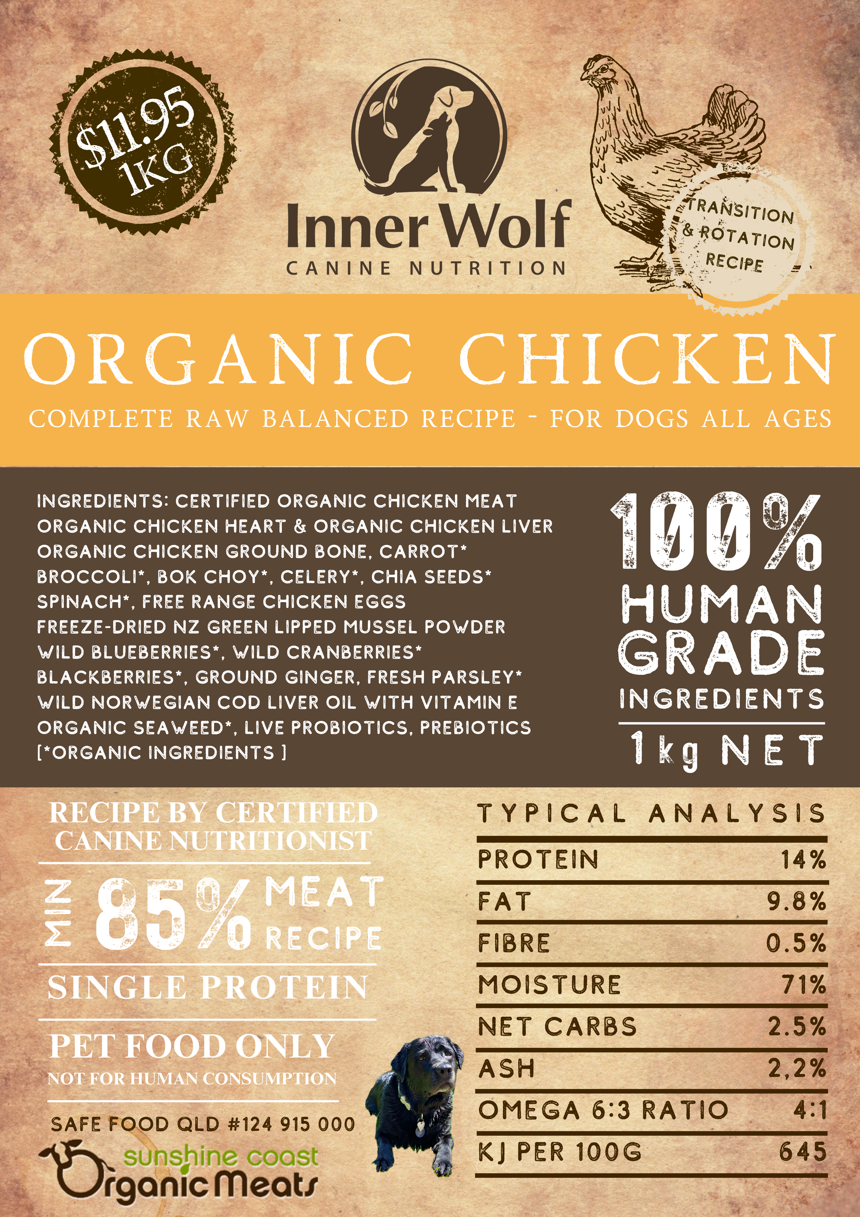 Inner Wolf Organic Chicken