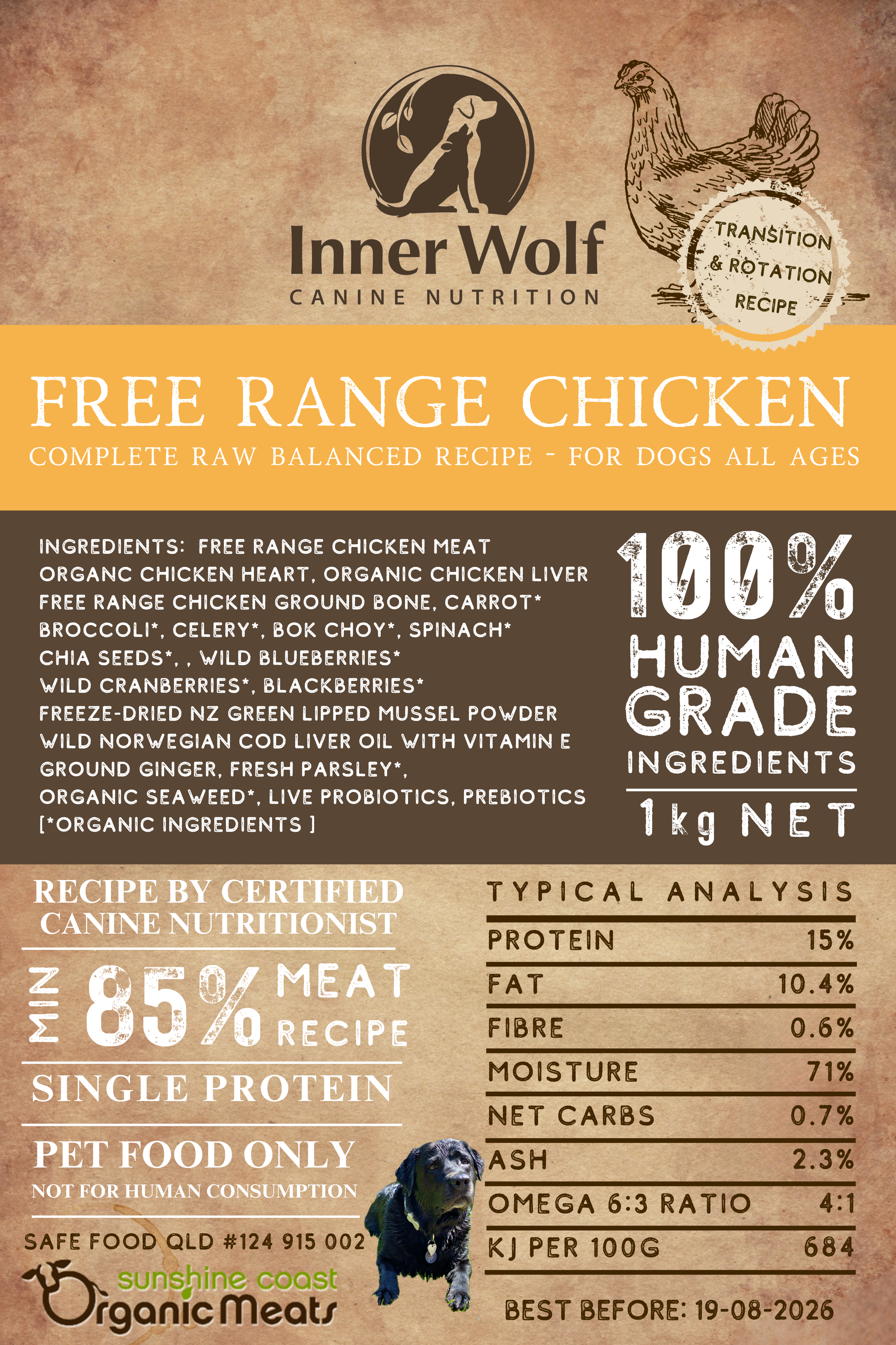Inner Wolf Free Range Chicken