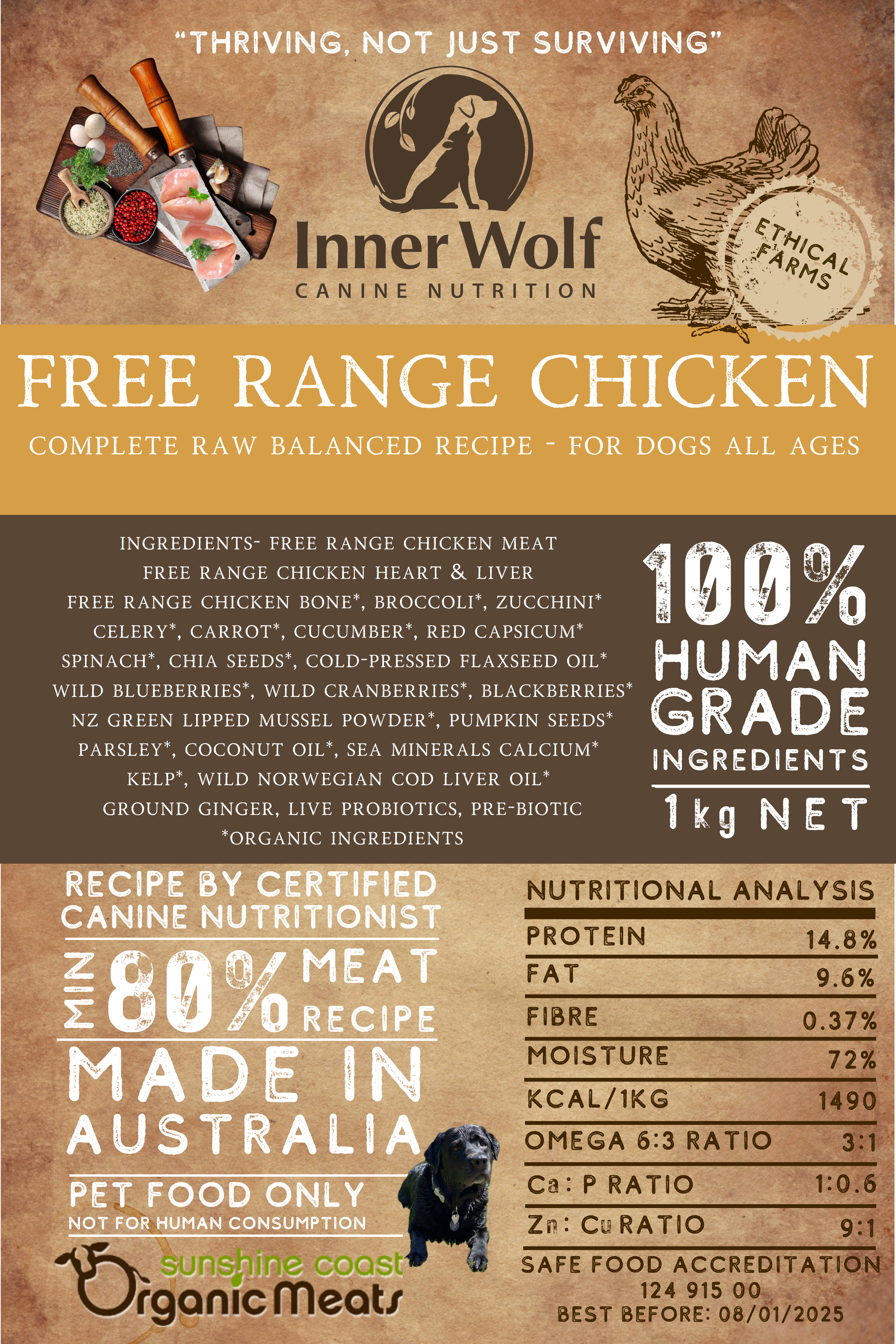 Inner Wolf Free Range Chicken