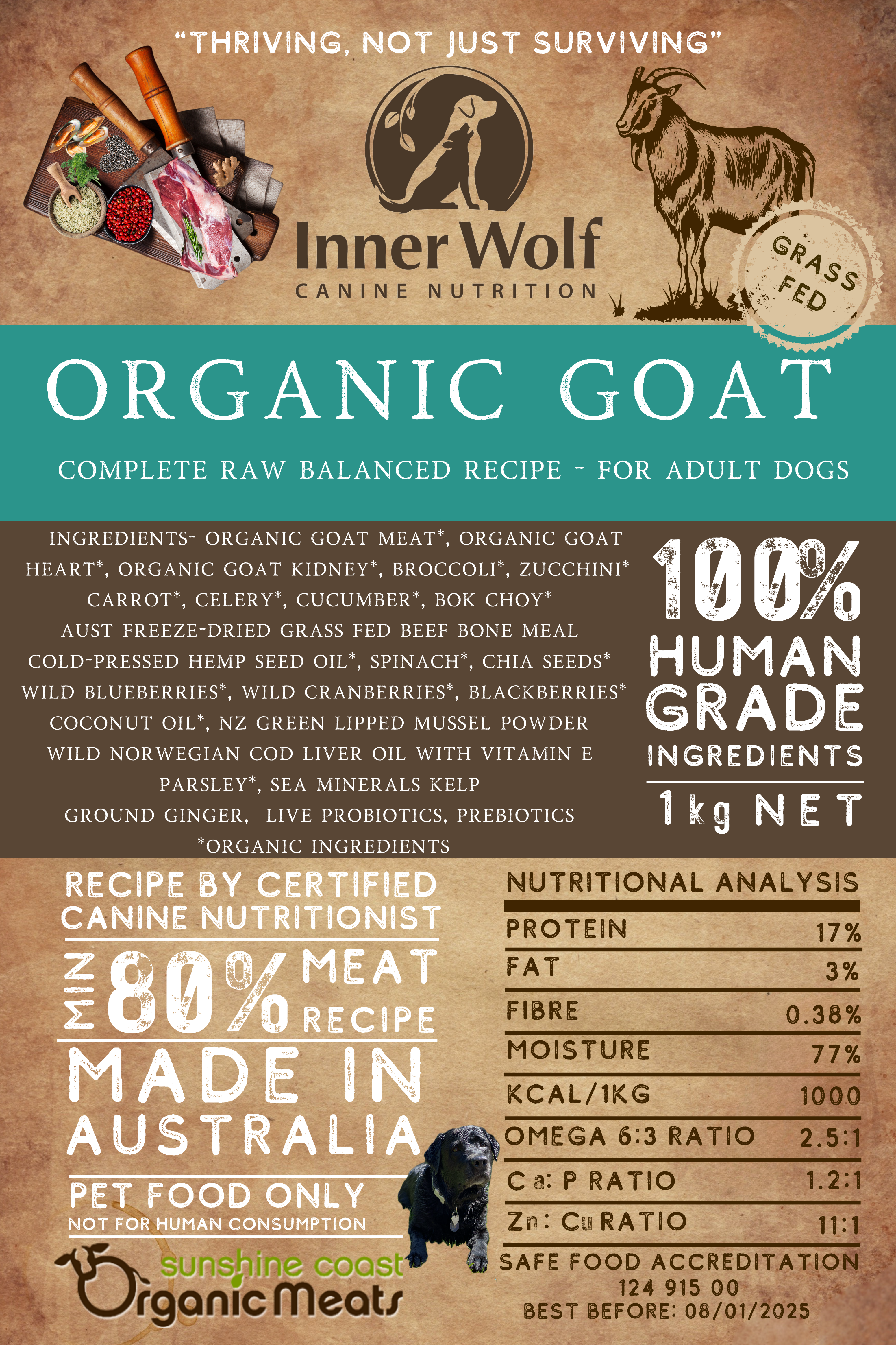 Inner Wolf Organic Goat