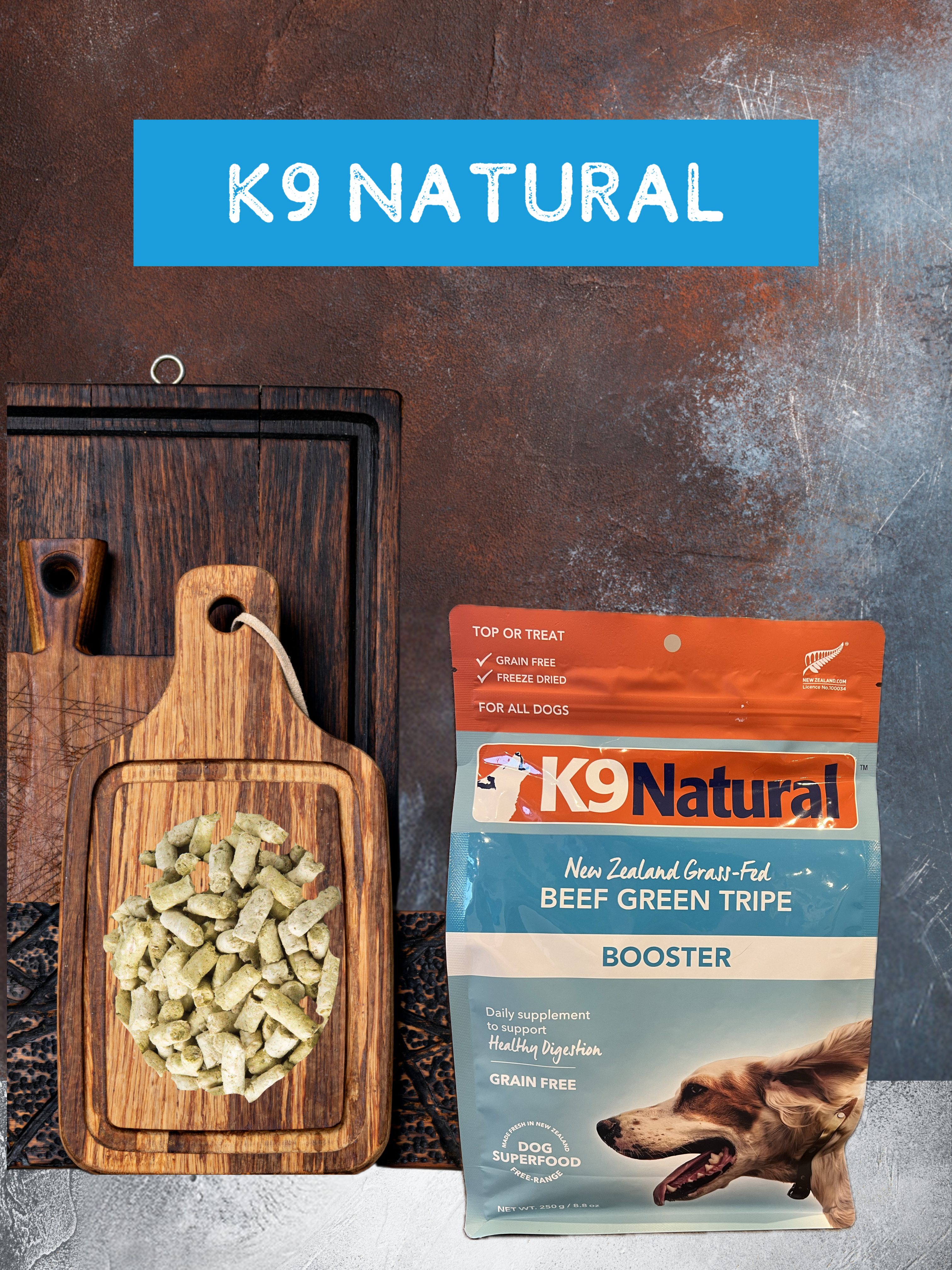 K9 Natural NZ Beef Green Tripe Dog Treats Sunshine Coast