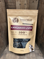 Inner Wolf Kangaroo Liver 200g Dog Treats Sunshine Coast