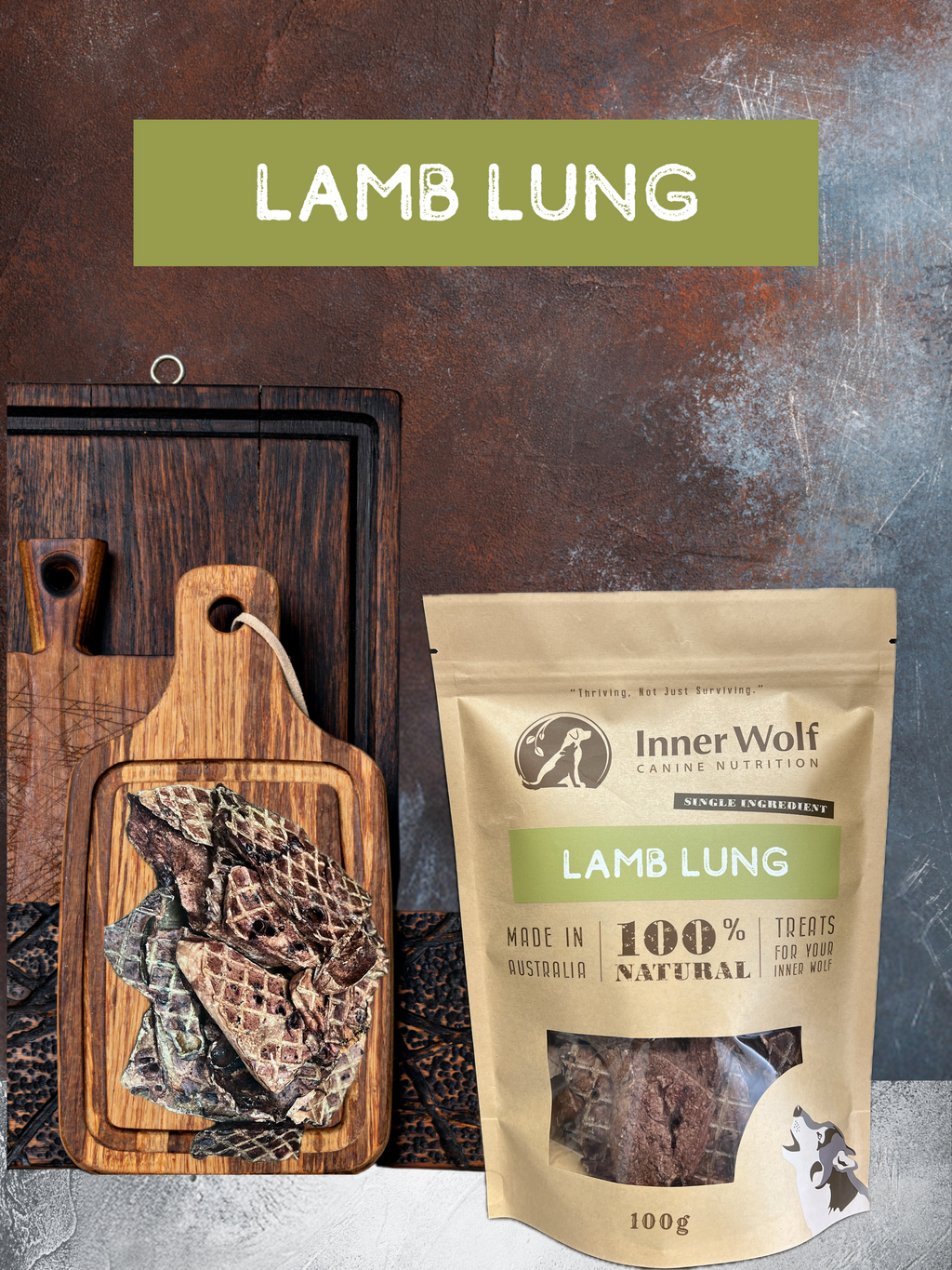 Lamb Lung (Lamb Puff) 100g