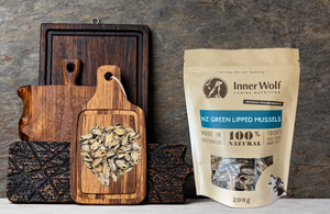 Inner Wolf NZ Green Lipped Mussels 200g Dog Treats Sunshine Coast
