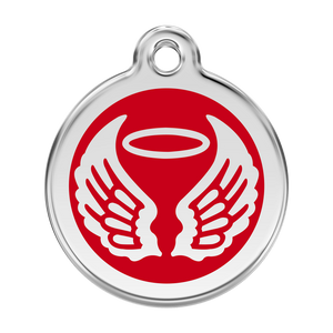 Angel Wings Pet Tag