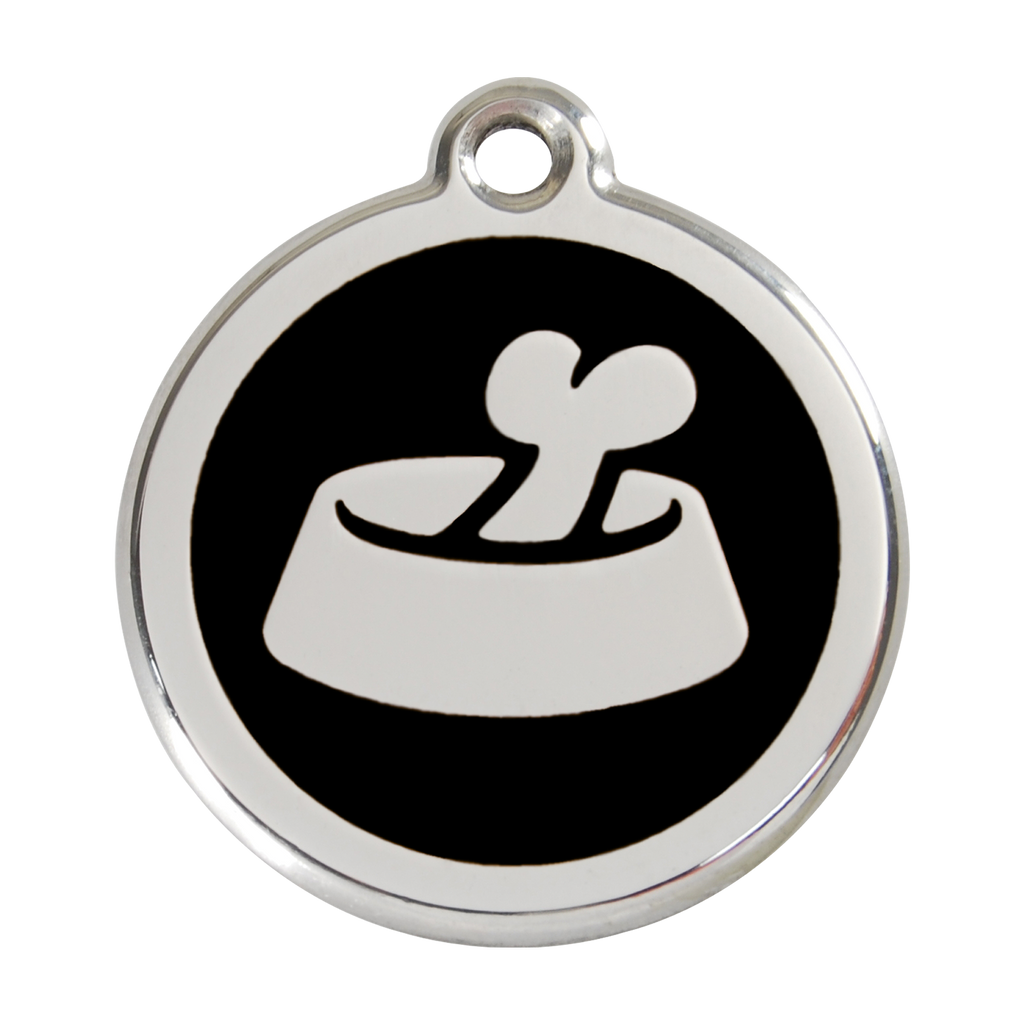 Bone in Bowl Pet Tag