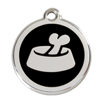 Bone in Bowl Pet Tag