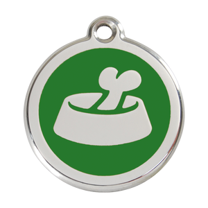 Bone in Bowl Pet Tag