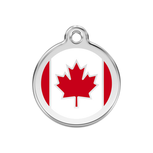 Canadian Flag Pet Tag