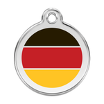 German Flag Pet Tag