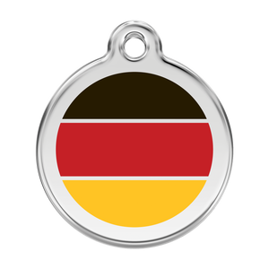 German Flag Pet Tag