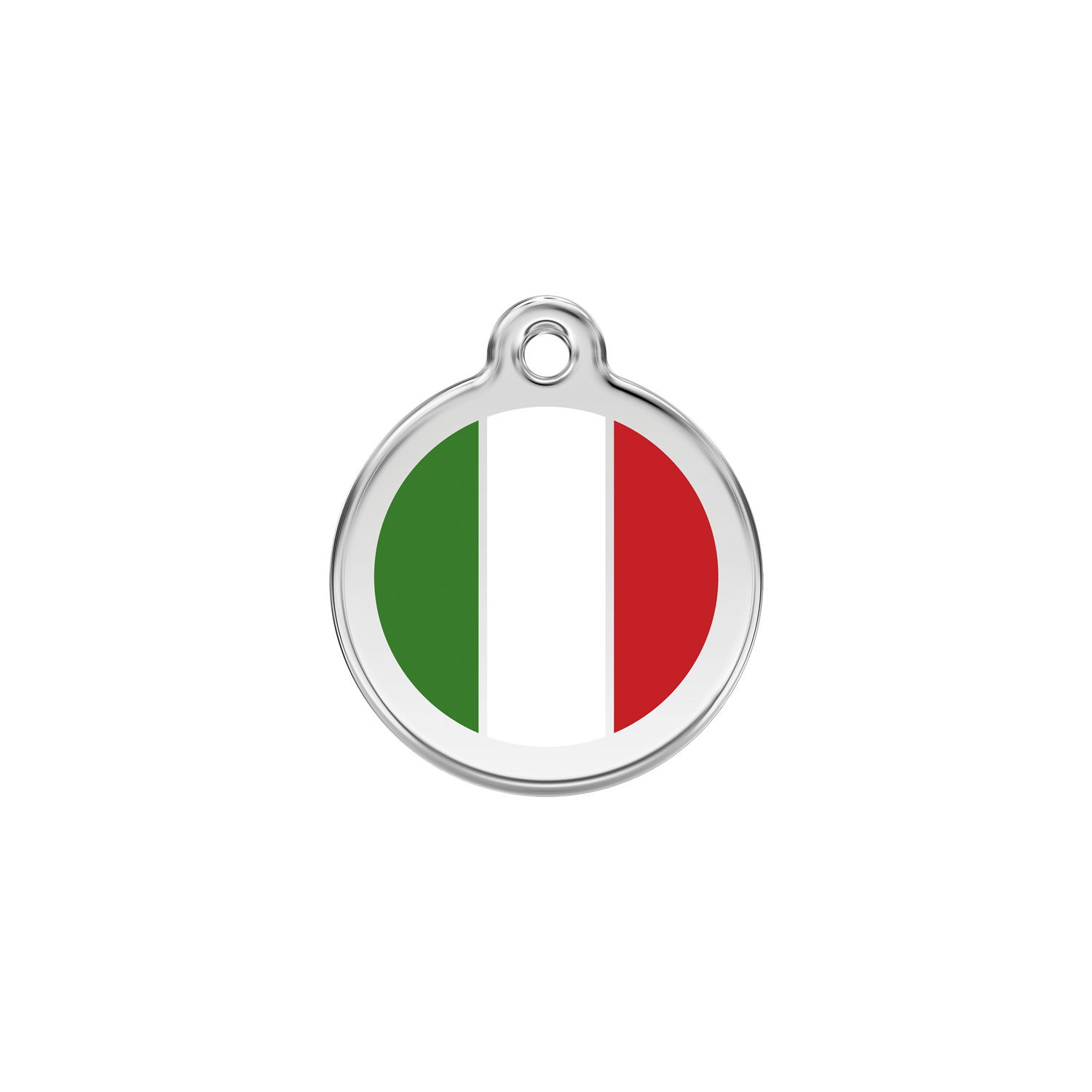 Italian Flag Pet Tag