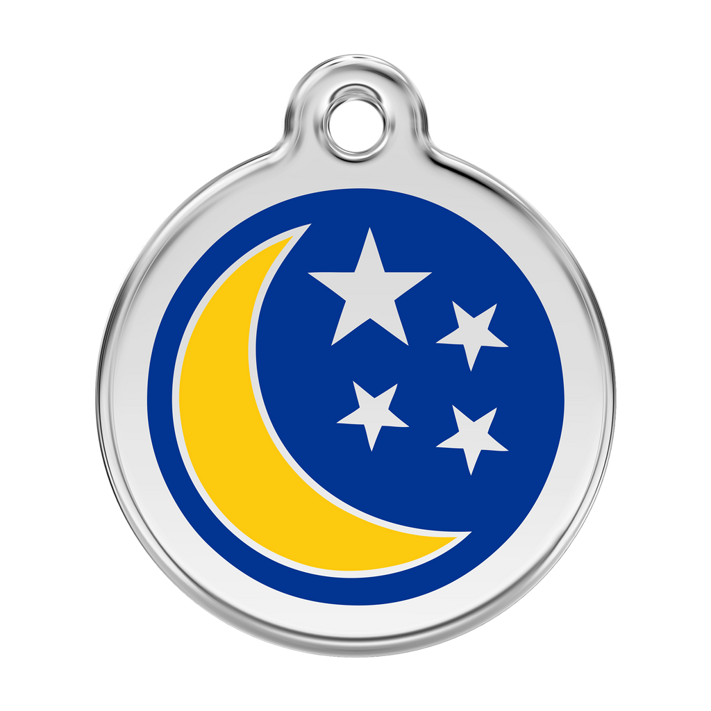 Moon & Stars Pet Tag