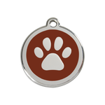 Pawprint Pet Tag