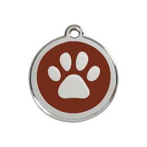 Pawprint Pet Tag