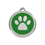 Pawprint Pet Tag