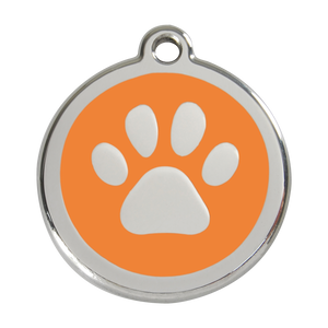 Pawprint Pet Tag