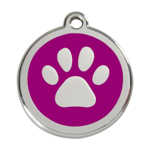 Pawprint Pet Tag