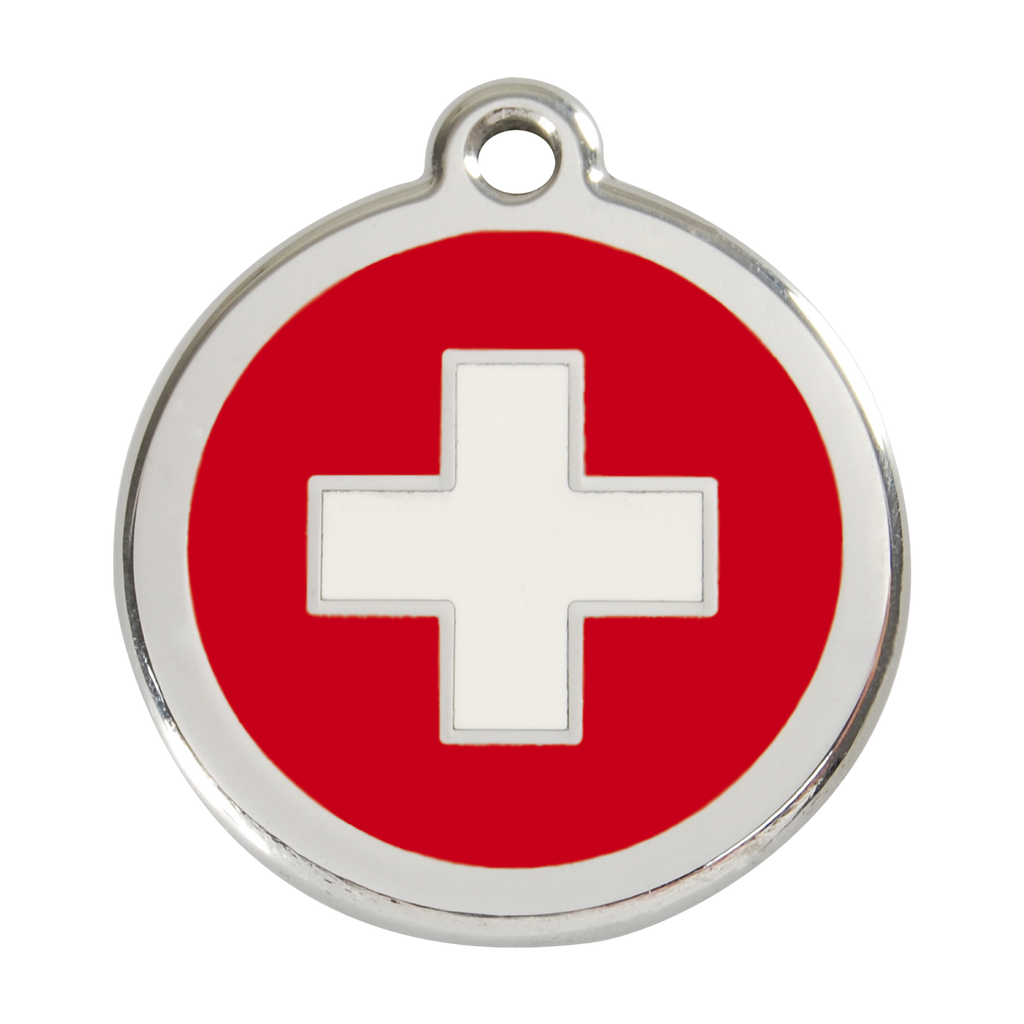 Swiss Cross Pet Tag