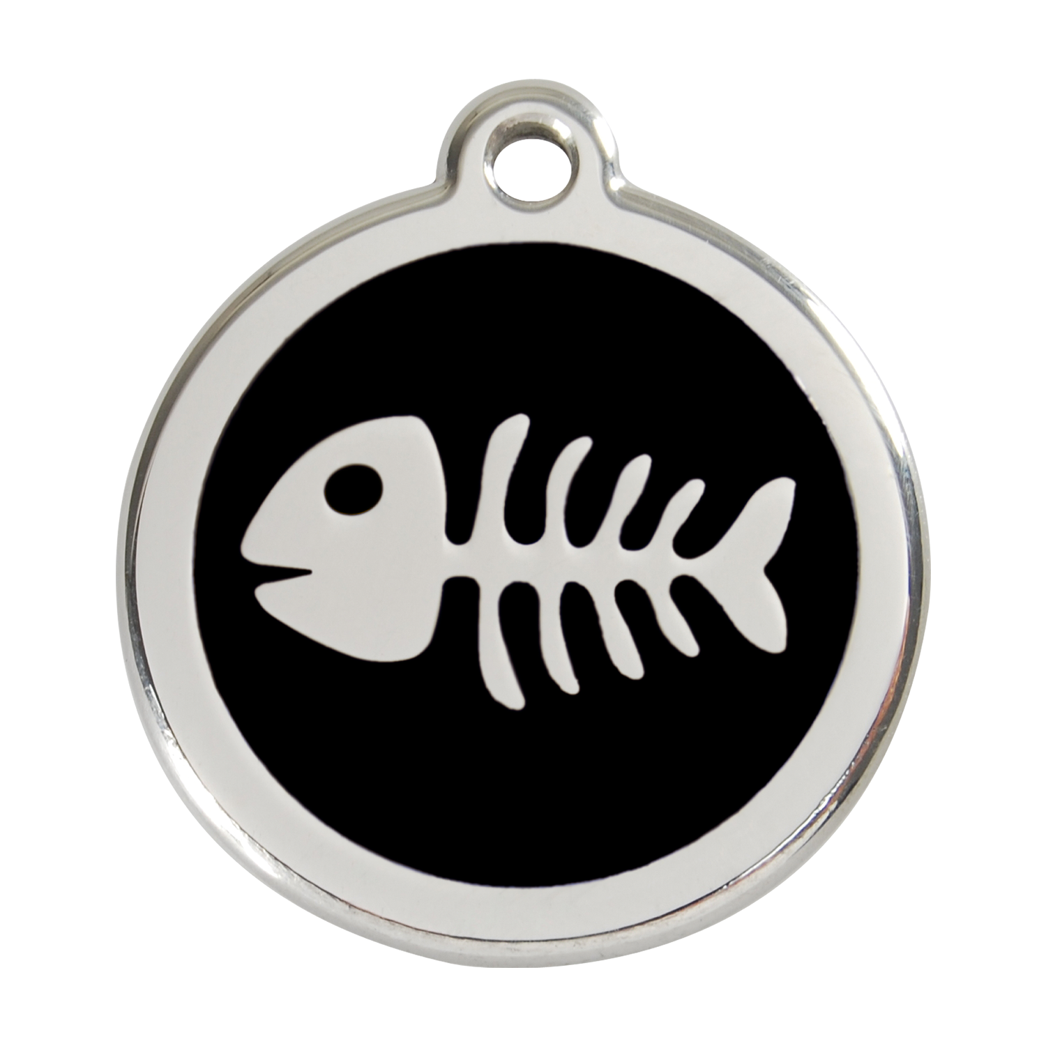 Fish Skeleton Pet Tag