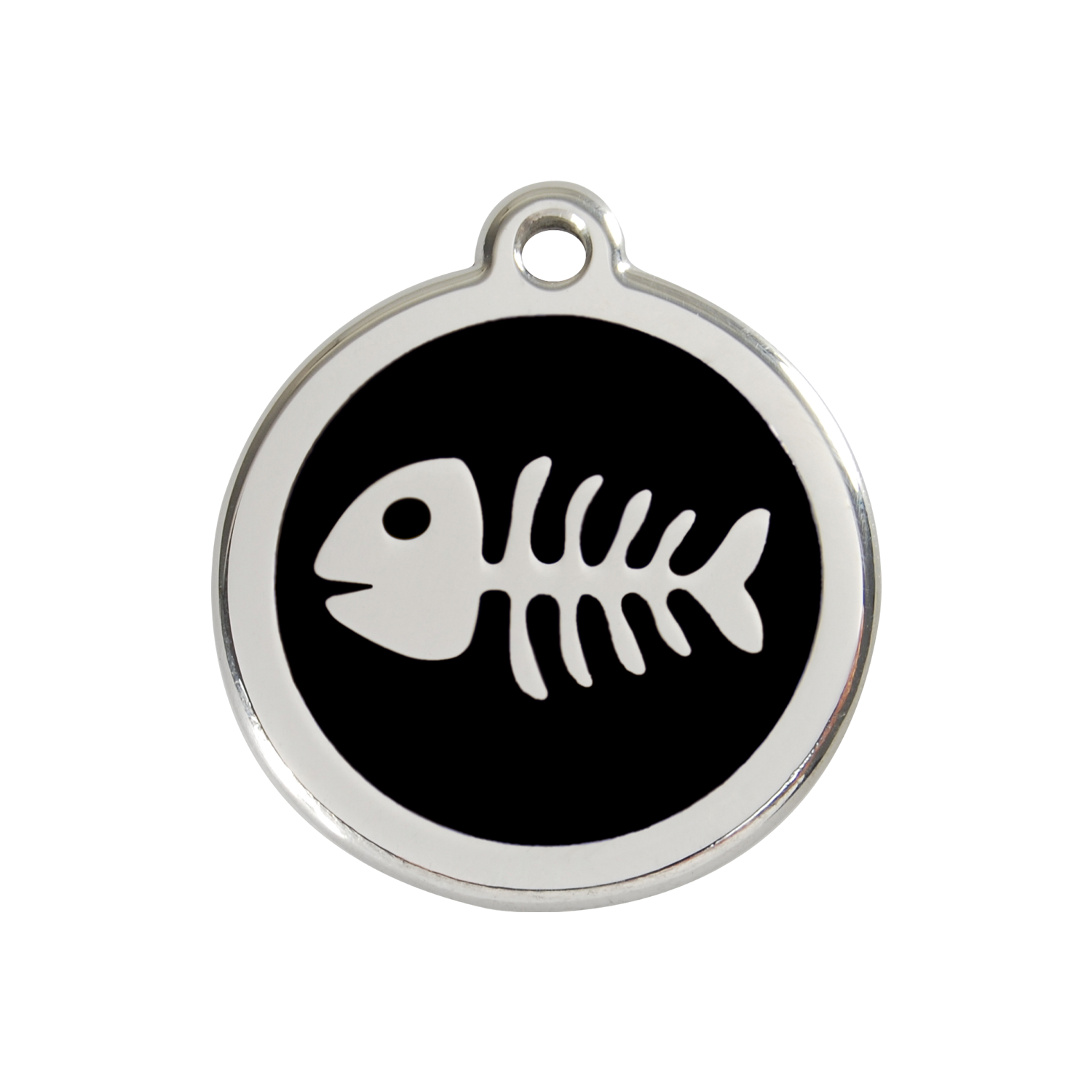 Fish Skeleton Pet Tag