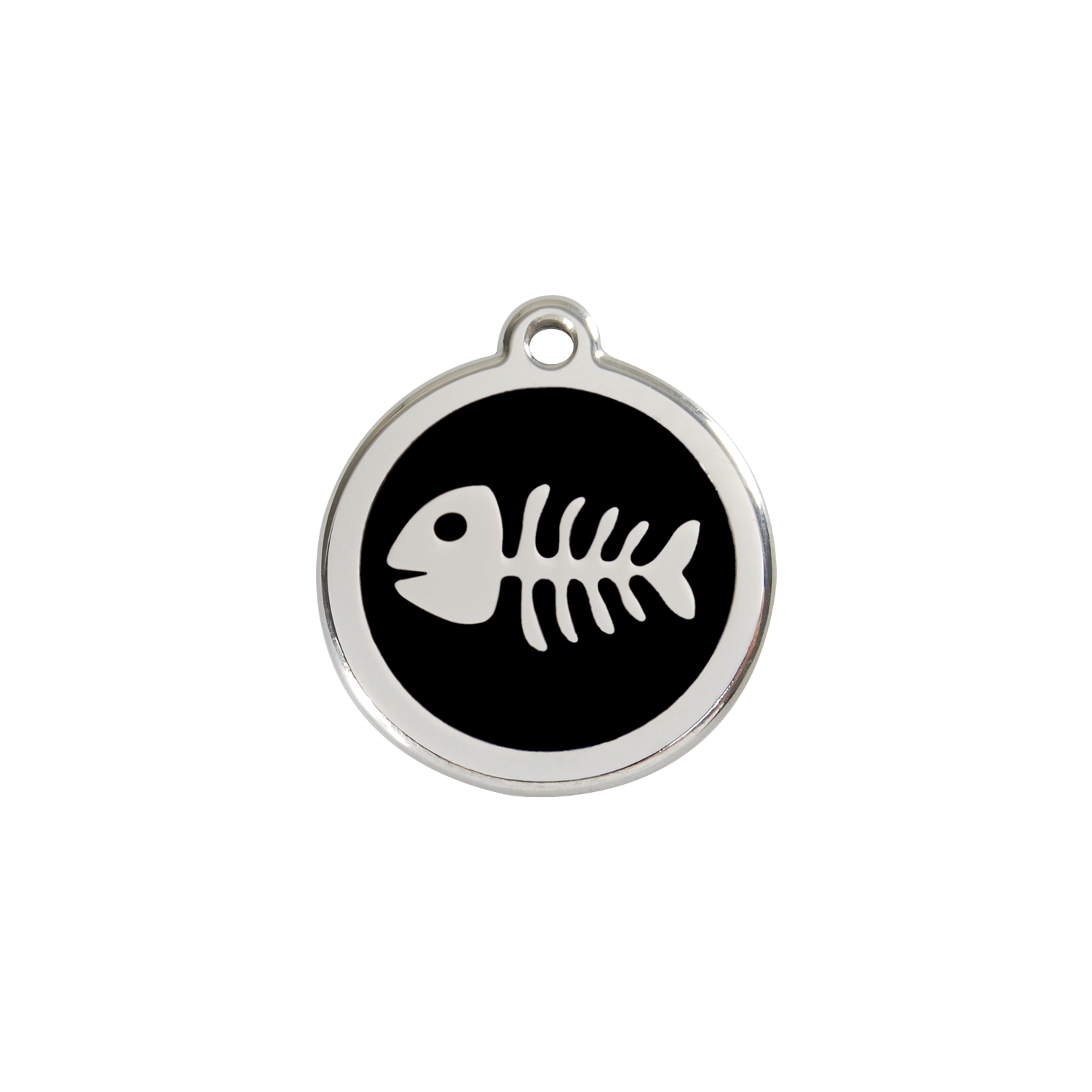 Fish Skeleton Pet Tag