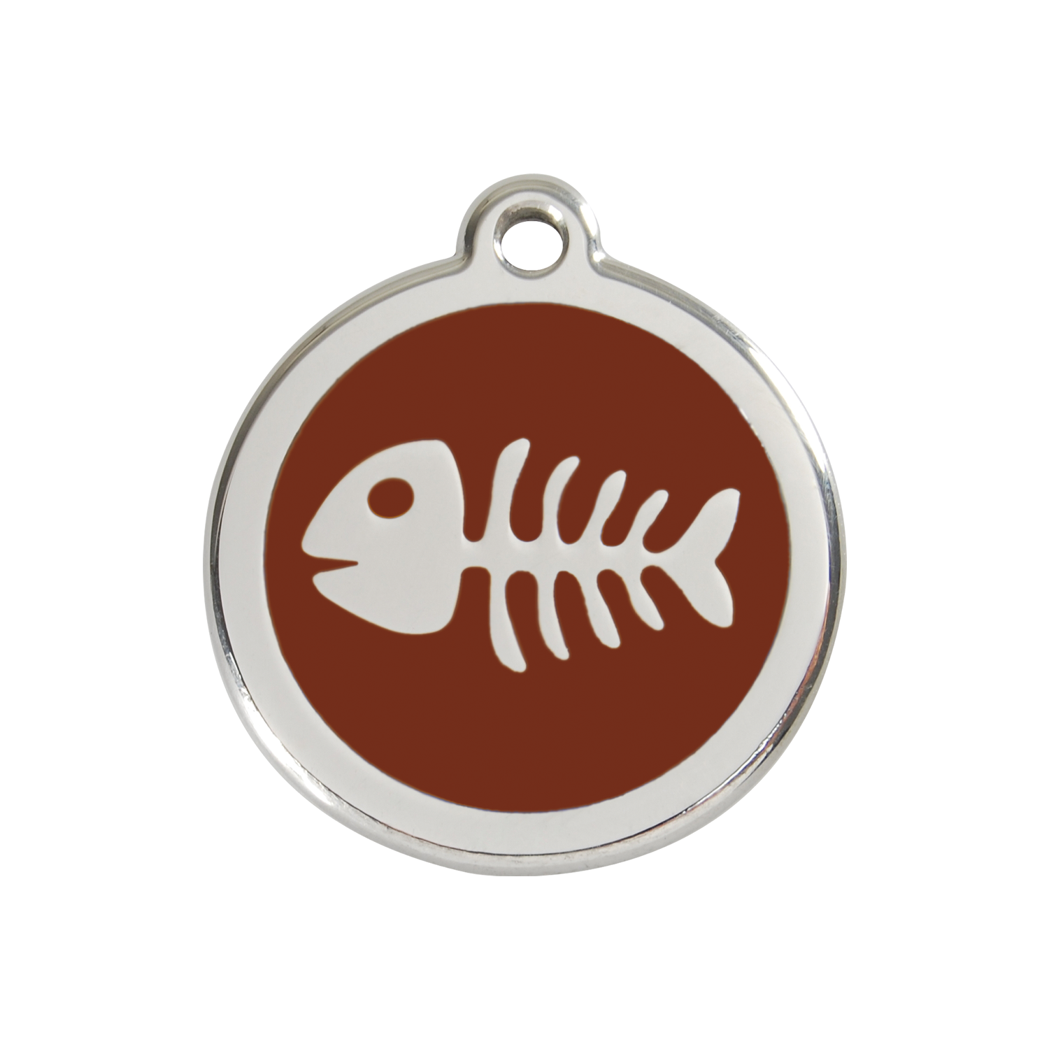 Fish Skeleton Pet Tag