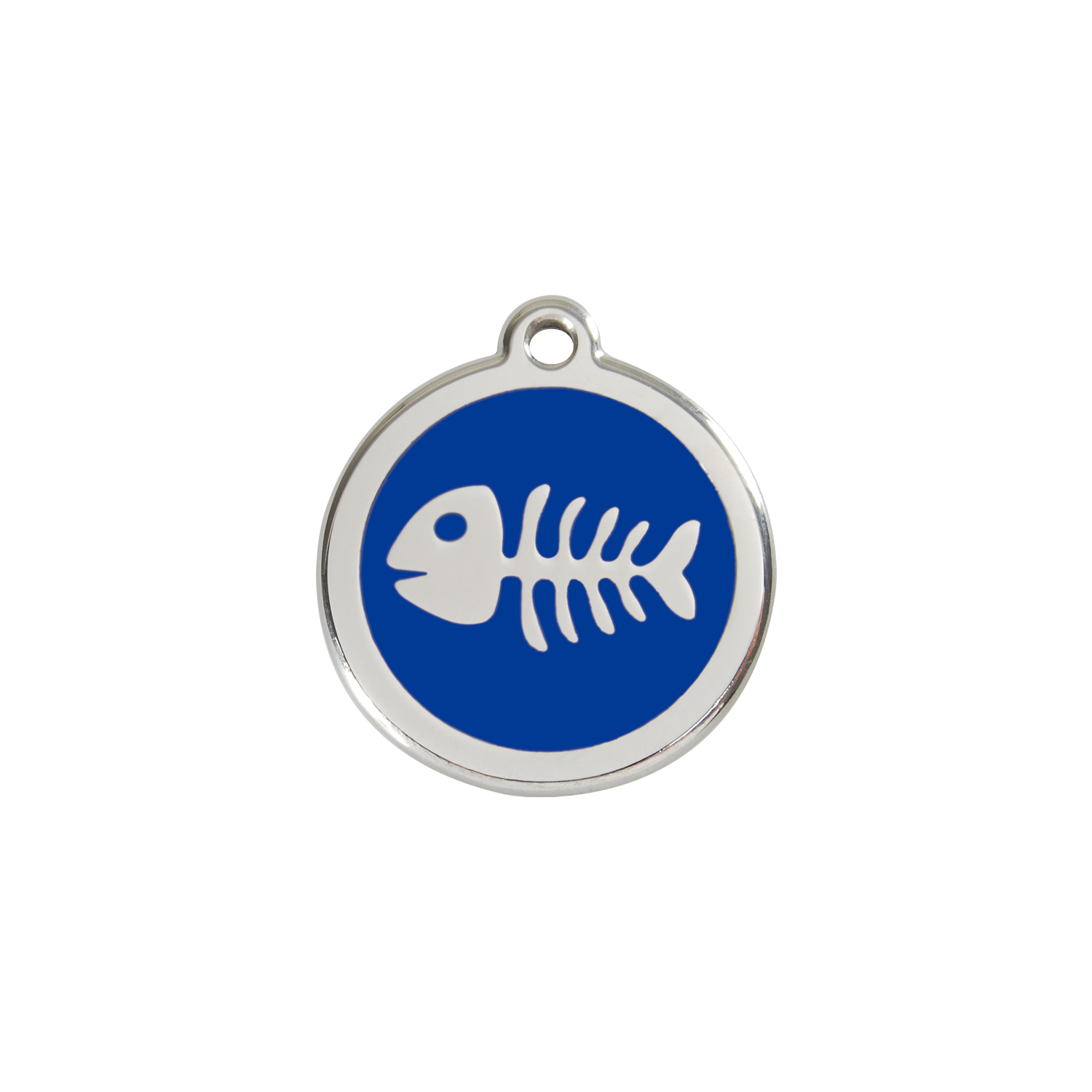 Fish Skeleton Pet Tag