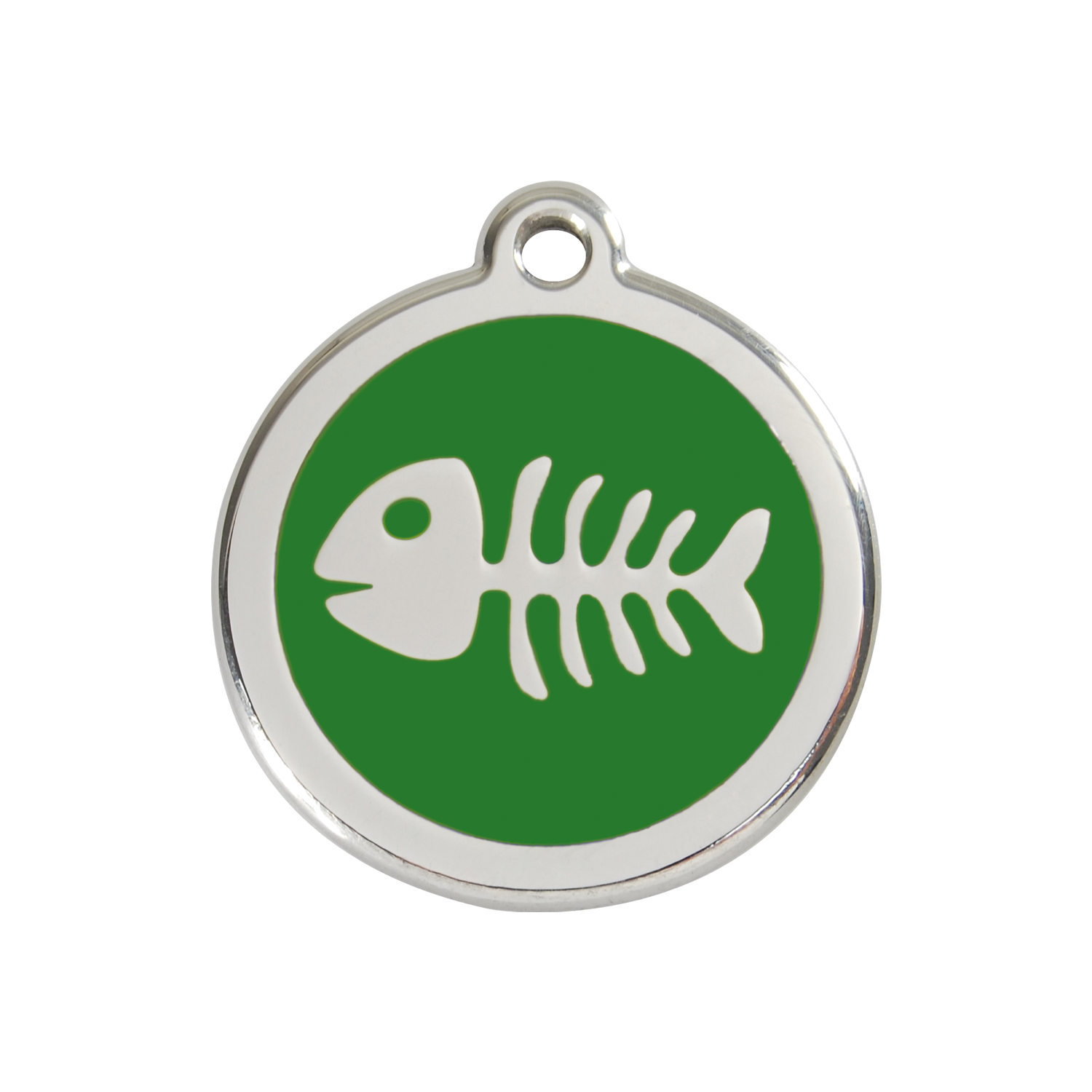 Fish Skeleton Pet Tag